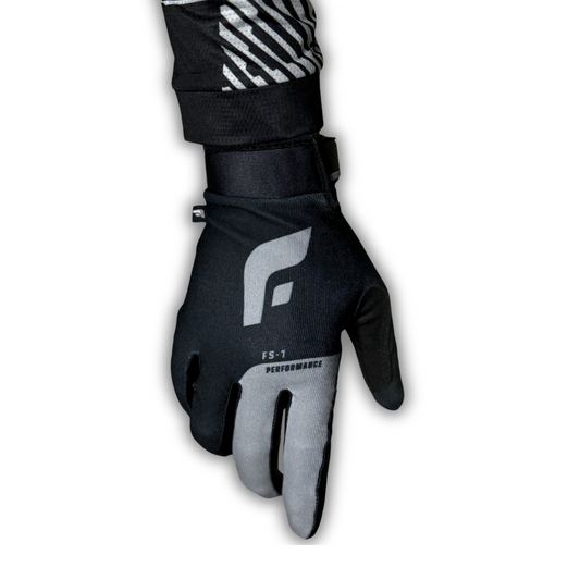 FS-1™ Performance Riding Gloves - Black & Gray