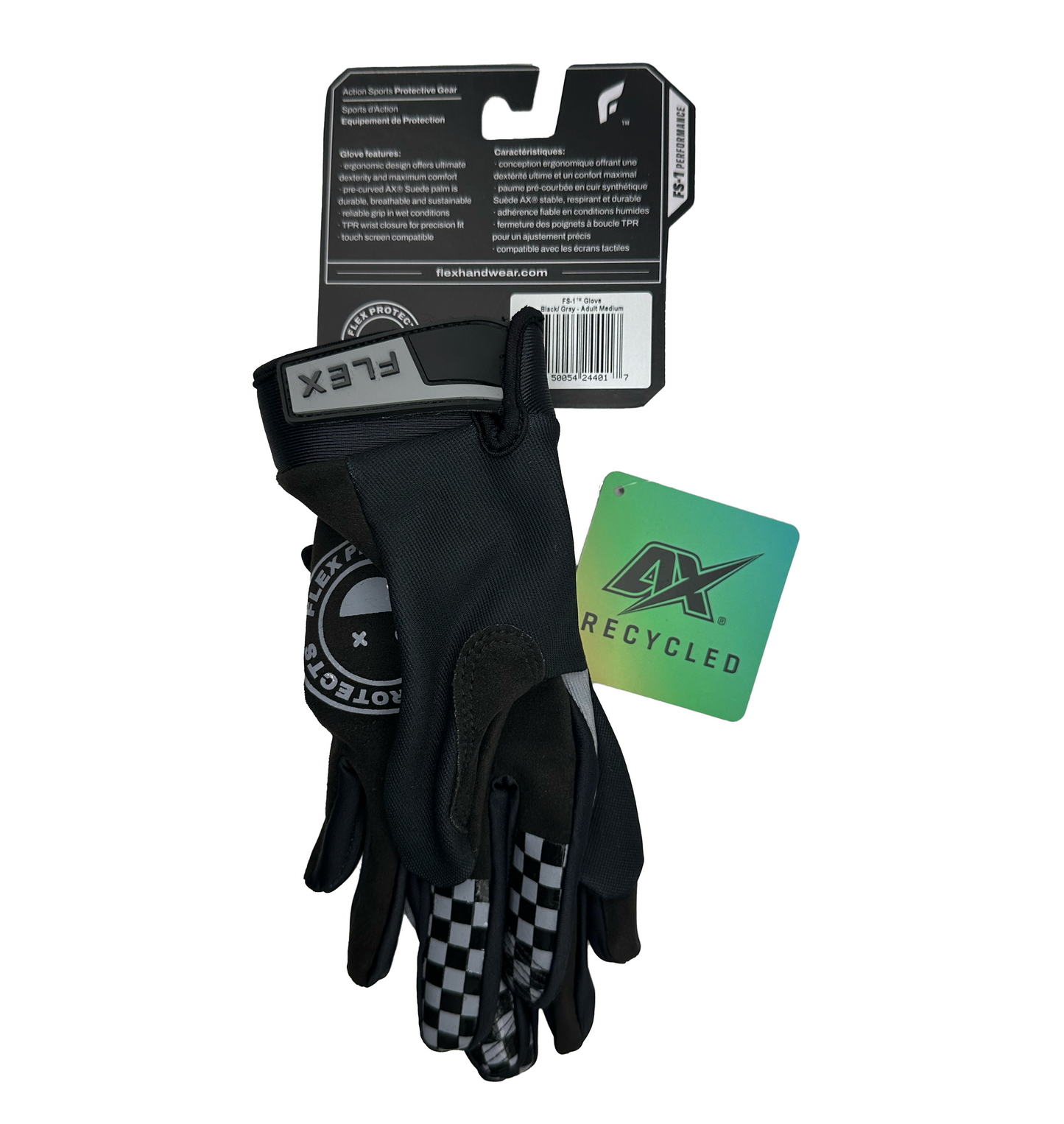 FS-1™ Performance Riding Gloves - Black & Gray