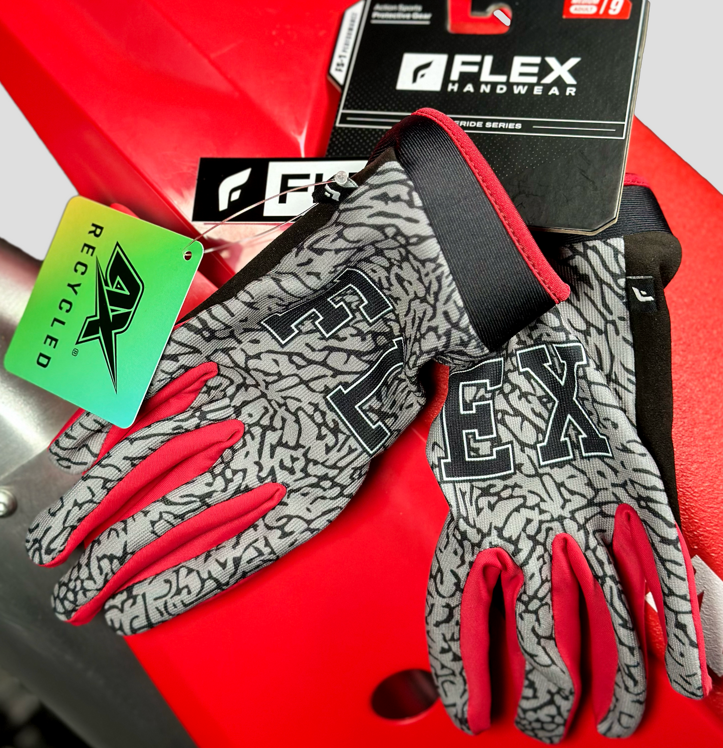 FS-1™ Performance Glove - Elephant Hide/ Red